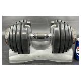 NautilusSelectTechAdjustable Dumbbells w Stand