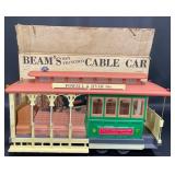Vintage Jim Beam SF Cable Car Liquor Decanter