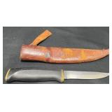 Fiskars Finland Knife w Leather Sheath