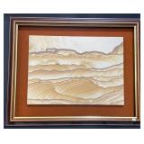 Natural UtahPicture Sandstone Artwork, Framed