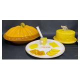 Pumpkin, Cheese & Mouse-Themed Serving Dishes