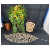 Large Artificial Floral Arrangement, Leaf Decor+