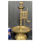 Vintage Chinese Brass Wedding Candlestick Holder