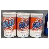 Vntg 1970ï¿½s 6-Pack Unopened Cans of Billy Beer