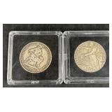 2 Silver Half Dollar Commemorative Coins ï¿½ 1915+