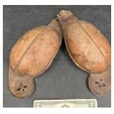 Vintage Leather Bucking Rolls