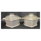 2 Vntg Guardian Service Aluminum Triangle Pots