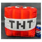 New Minecraft TNT Cube Pillow w Pixel Design