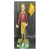 Rare The Golfer Statue by Bombay Co