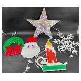 5 Holiday Window Decor Lightsï¿½ Star, Wreath & Mor