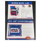 2 NFL Patchesï¿½ 100th Anniversary & Super Bowl LIII