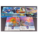 4 Jigsaw Puzzles ï¿½ Polar Express, Abraham Hunter+