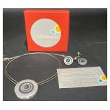 Melissa Stiles Aluminum Necklace & Earrings Set