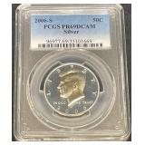 2006-S PCGS PR69DCAM Silver U.S. Half Dollar Coin