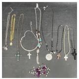 Lot 9 Religious Necklaces