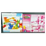 2 New Marble Run Building Play Sets Q-Ba-Maze