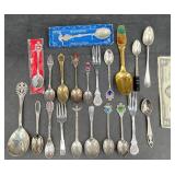 Collectible Souvenir Spoons & Forks - Stratford+