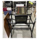 Antique 1916 Burroughs Bookkeeping Machine on Cart