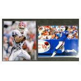 2 Signed NFL Buffalo Bills Photos - Reed & Moorman