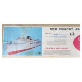 Vintage Caltex Lumba-Lumba Model Boat Kit