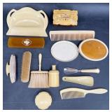 Vintage Vanity Dresser Items - Brushes & Combs +