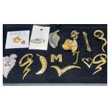 Gold-Tone Pins & Brooches Collection
