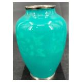 Vintage Japanese Wireless Cloisonnï¿½ Vase