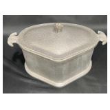 Vntg Guardian Service Heart-Shaped Casserole Pot