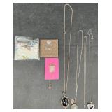 Assorted Sterling Silver Jewelry ï¿½ Necklaces +