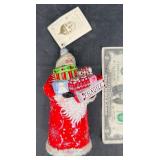 Patricia Breen Santa Ornament w Swarovski Crystals