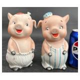 Unique His & Her Ceramic Piggy Banks