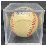 Ozzie Smith Autographed 1985 World Series Baseball