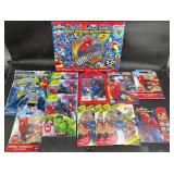 Batman & Spiderman Sticker & Activity Sets