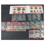 4 U.S. Unc Mint P&D Sets ï¿½ 1977, 1978, 1980 & 1984