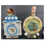 2 Vntg Jim Beam Decanters ï¿½ï¿½Pearl Harbor, Bing