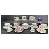 12 Vintage Tea Cup & Saucer Sets ï¿½ Copeland Spode+