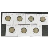 7 Buffalo Nickels 1915-1938