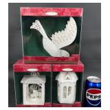 3 Hallmark Keepsake Paper Christmas Ornaments
