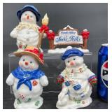 4 Enesco 1997 Priscilla Hillman Snow Folks Figure