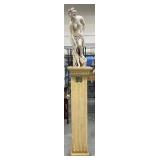Praxitelesï¿½ï¿½Aphrodite Statue on Wood Pedestal