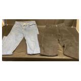 2 Pairs Menï¿½s Carhartt Jeans ï¿½ 33ï¿½32 & 32ï¿½34