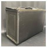 Vntg Stebco Black Brief/Catalog Case w Combo Lock