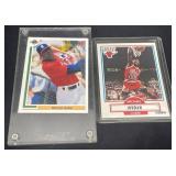 Michael Jordan Rookie Baseball Card, Basketball