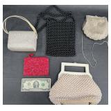 5 Beaded Handbags Purses ï¿½ Mantessa, La Regale,