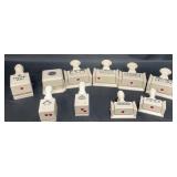 10 Scrapbooking Craft Punches w Hearts & Text