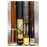 4 Classic Pool Cues ï¿½ Cabelaï¿½s, FS, Mizerak