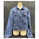 New Calvin Klein Womenï¿½s Denim Jacket w Tags Sz XL