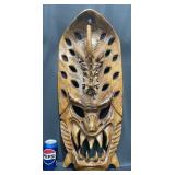 Vntg 30" Hand-Carvedï¿½Bakunawaï¿½Wooden Dragon Mask