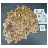 4.9 lbs Indian Head & Wheat Pennies 1889-1958