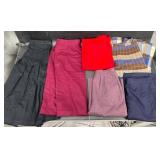 6 Womenï¿½s Vintage Wool Skirts ï¿½ Sag Harbor +